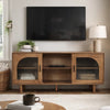 64 Inch James Adway Accent Cabinet In Natural Brown