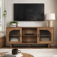 64 Inch James Adway Accent Cabinet In Natural Brown