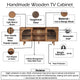 64 Inch James Adway Accent Cabinet In Natural Brown