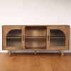 64 Inch James Adway Accent Cabinet In Natural Brown