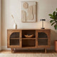 64 Inch James Adway Accent Cabinet In Natural Brown