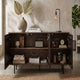 64 Inch Cosmo James Adway Accent Cabinet In Natural Brown