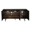 64 Inch Cosmo James Adway Accent Cabinet In Natural Brown