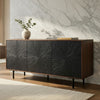 64 Inch Cosmo James Adway Accent Cabinet In Natural Brown