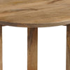 Nina 18.5’’ Round Handcrafted Side End Table | Natural Brown Mango Wood By The Urban Port UPT-333316