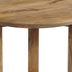 Nina 18.5’’ Round Handcrafted Side End Table | Natural Brown Mango Wood By The Urban Port UPT-333316