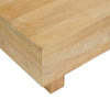 Elias Coffee Table | 42’’ Rectangular Top | Sandblasted Natural Brown Mango Wood | Wood Sustainably Harvested By The Urban Port UPT-333317