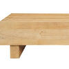 Elias Coffee Table | 42’’ Rectangular Top | Sandblasted Natural Brown Mango Wood | Wood Sustainably Harvested By The Urban Port UPT-333317