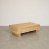 Elias Coffee Table | 42’’ Rectangular Top | Sandblasted Natural Brown Mango Wood | Wood Sustainably Harvested By The Urban Port UPT-333317