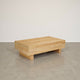 Elias Coffee Table | 42’’ Rectangular Top | Sandblasted Natural Brown Mango Wood | Wood Sustainably Harvested By The Urban Port UPT-333317