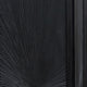Cava 3 Panel Folding Screen Room Divider| Sunburst Design | Black Mango Wood | 60x72 Inch By The Urban Port