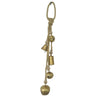 Soma 5 Assorted Shape Bells on Jute Rope | Antique Gold Finish | 23 " By The Urban Port