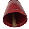 Joma Set of 3 Cowbells Wall Hanging | Jute Rope | Antique Red Iron Finish | Rustic Boho Home Decor By The Urban Port