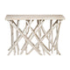 Kyra 47 " Sofa Console Table | Solid Teakwood Branch Legs | Whitewash Finish By The Urban Port