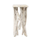 Kyra 47 " Sofa Console Table | Solid Teakwood Branch Legs | Whitewash Finish By The Urban Port