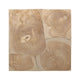 Sira Mosaic Side End Table | H& Oiled Natural Brown Finish | 20 " Solid Teak Wood Slice Cube By The Urban Port