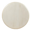 Jesina 44 " Round Coffee Table | Antique White Mango Wood | Stacked Beaded Legs By The Urban Port