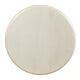 Jesina 44 " Round Coffee Table | Antique White Mango Wood | Stacked Beaded Legs By The Urban Port