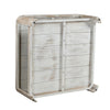 Resa 38" Square Coffee Table with Shelf | S&blasted Finish | Distressed Brown Mango Wood By The Urban Port