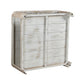 Resa 38" Square Coffee Table with Shelf | S&blasted Finish | Distressed Brown Mango Wood By The Urban Port