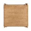 Hina 50"  Square Coffee Table | Exposed Joinery | Natural Brown Mango Wood | Japandi Style By The Urban Port