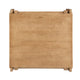 Hina 50"  Square Coffee Table | Exposed Joinery | Natural Brown Mango Wood | Japandi Style By The Urban Port