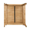 Hina 50"  Square Coffee Table | Exposed Joinery | Natural Brown Mango Wood | Japandi Style By The Urban Port