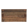 Kiosk 60 " Coffee Table | Reclaimed Wood | Rustic Brown Finish | Wide Panel Legs By The Urban Port