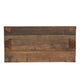 Kiosk 60 " Coffee Table | Reclaimed Wood | Rustic Brown Finish | Wide Panel Legs By The Urban Port