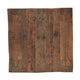 Kiosk Side End Table | Reclaimed Wood | Rustic Brown Finish | Chunky Block Legs | 20 " By The Urban Port