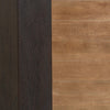 Kisa 44" Square Coffee Table | Sandblasted Block Legs | Coffee Brown Mango Wood By The Urban Port