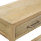 Unya 36" Sofa Console Table w Shelf | 2 Drawers | Natural Brown Mango Wood | Organic Decor By The Urban Port