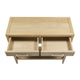 Unya 36" Sofa Console Table w Shelf | 2 Drawers | Natural Brown Mango Wood | Organic Decor By The Urban Port