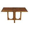 Hosa 7pc Rectangular Dining Table Set, Faux Leather Seats, Brown Mango Wood By The Urban Port
