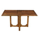 Hosa 7pc Rectangular Dining Table Set, Faux Leather Seats, Brown Mango Wood By The Urban Port