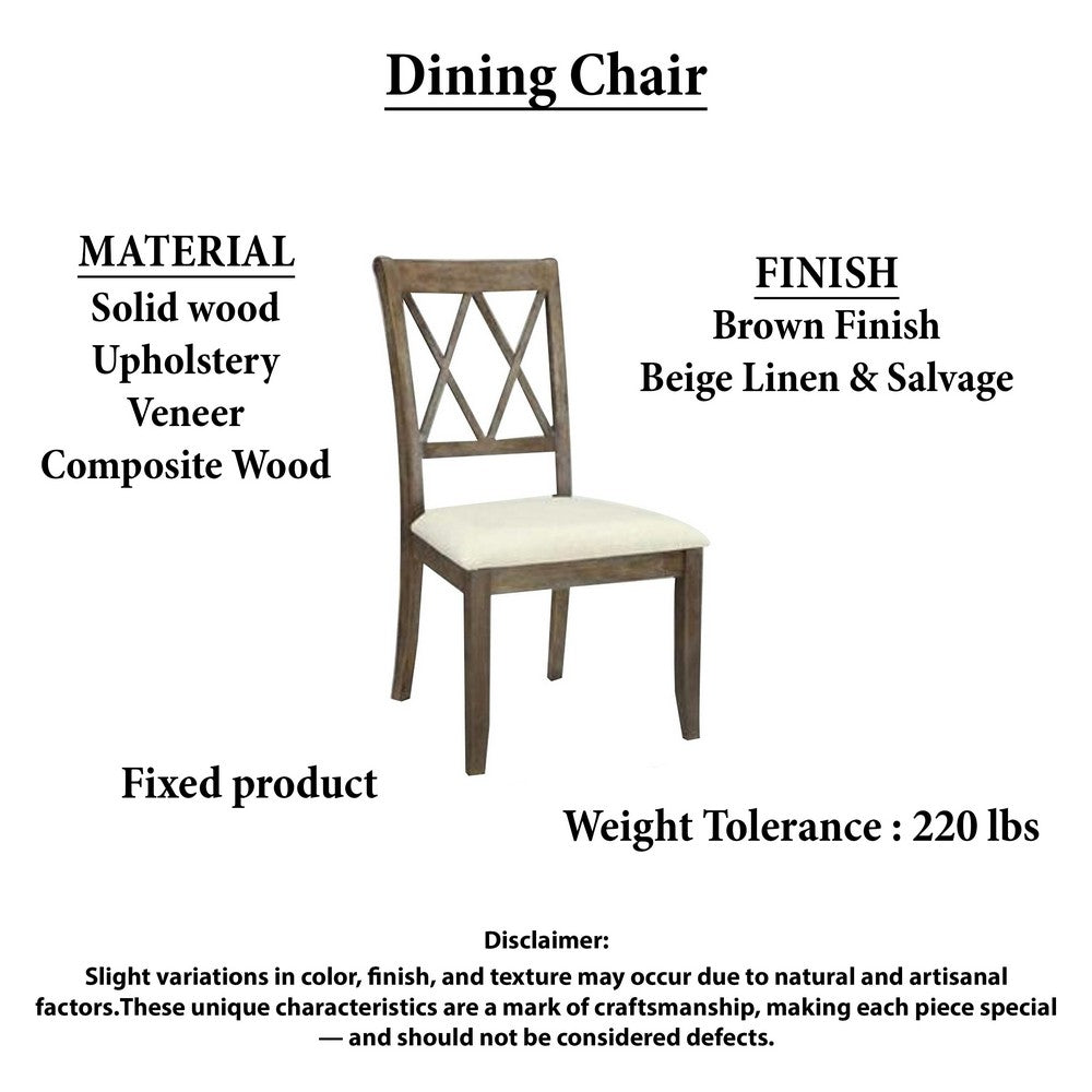 Jesa 5pc Round Dining Table Set, White Botticino Italian Marble, Walnut Brown By The Urban Port