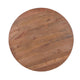 Kios 5pc Round Dining Table Set, Splayed Legs, Curved Back, Brown By The Urban Port