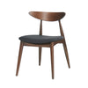 Kios 5pc Round Dining Table Set, Splayed Legs, Curved Back, Brown By The Urban Port