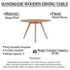 Kios 5pc Round Dining Table Set, Splayed Legs, Curved Back, Brown By The Urban Port