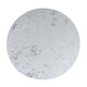 Kema 5pc Dining Table Set, Tulip Pedestal Base, Round White Marble, Black By The Urban Port