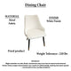 Kema 5pc Dining Table Set, Tulip Pedestal Base, Round White Marble, Black By The Urban Port