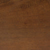 Jie Side End Table | Sculpted Pedestal Base | Walnut Brown Mango Wood | 18.5" By The Urban Port