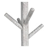 Hiya Freestanding Hat, Coat Rack | 8 Branch Hooks | Whitewash Teakwood | 72" By The Urban Port