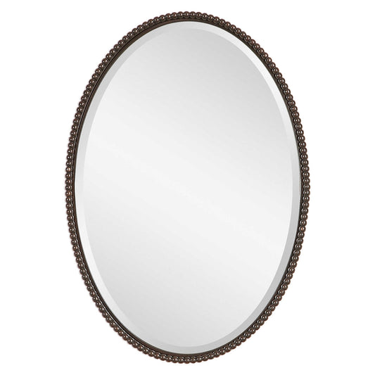 Uttermost Sherise Bronze Oval Mirror By Casagear Home