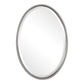 Uttermost Sherise Brushed Nickel Oval Mirror By Casagear Home