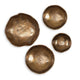 Uttermost Lucky Coins Brass Wall Bowls Set/4