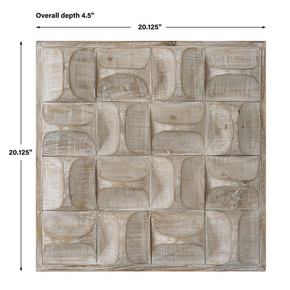 Uttermost Pickford - Wood Wall Decor-20.13 Inches Tall and 20.13 Inches Wide UT-04329