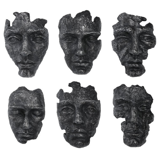 Uttermost Self-Portrait - Wall Decor (Set of 6)-14 Inches Tall and 9.63 Inches Wide