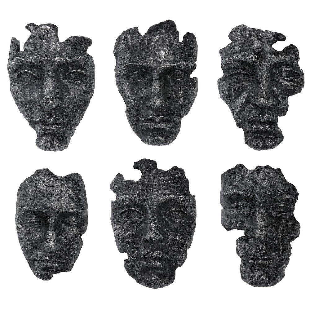Uttermost Self-Portrait - Wall Decor (Set of 6)-14 Inches Tall and 9.63 Inches Wide