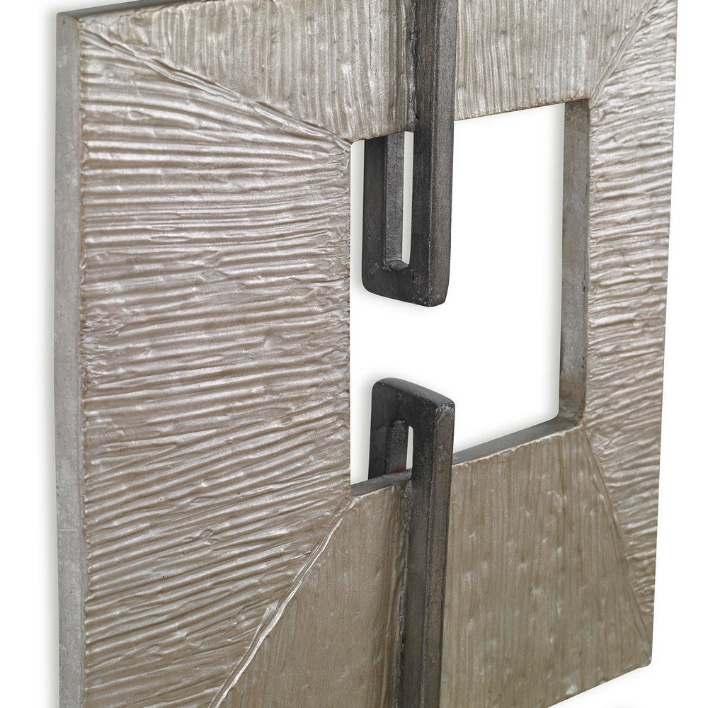 Uttermost Linked Champagne Metal Wall Decor By Casagear Home UT-04354